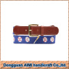 AIMI Golf handmade needlepoint belt for men