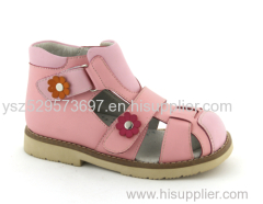 Children Health Prevention Shoes Orthopedic Leather Shoes