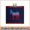 AIMI 2016 New products needlepoint flask stainless steel water liquor alcohol hip flask