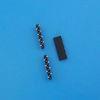 Double Type Black Color Female Pin Header Connector ISO9001 / SGS / UL