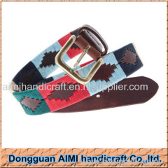 AIMI Fashion Polo Belt Pure Leather Belt Genuine Leather Belt Woman