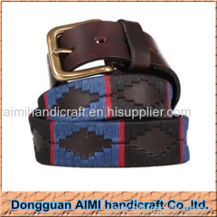 AIMI Argentina Leather Polo Belt Wholesale Polo Belt Hot selling Leather Belt