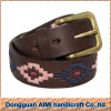 AIMI Popular Polo Belt Western Belt Genuine Leather Belt With Customized Design
