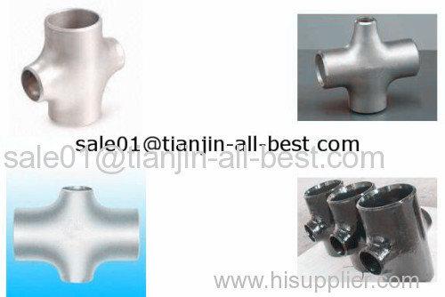 stainless steel cross pipe fittings