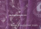 Floral Jacquard Voile Curtain Fabric 100% Polyester Transparent