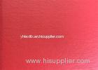 Red PVC Synthetic Leather Fabrics Water Resistance For Car Seat