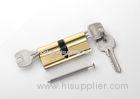 Safe Golden Replacing Lock Cylinder Brass 70mm 2 Keys With Pin Tumbler