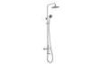 Brass Bathroom Shower Set Wall Mounted With 45 Swivel Shower Arm