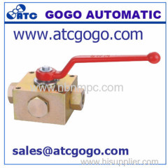 KH3 KH4 ball valve with thread connectiors