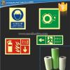 DIN67510 Self Adhesive Acrylic Material Photoluminescent Sticker For Warning Signs