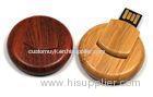 Round 8GB Bamboo Secure USB Drive USB 3.0 External Hard Drive