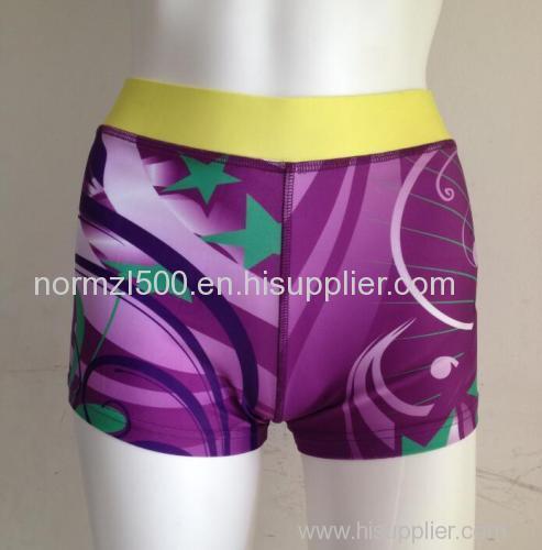 2016 top design sports cheer dance boy cut shorts cheerleader performance wear fashion style shorts