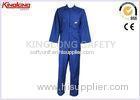 100% Cotton Navy Blue Fire Resistant Workwear Factory Worker Clothing