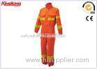 100% Cotton S / M / L Fire Resistant Coveralls Mechanics Overalls