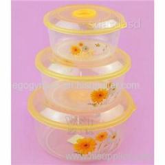 Plastic Popcorn Cup In Mould Label