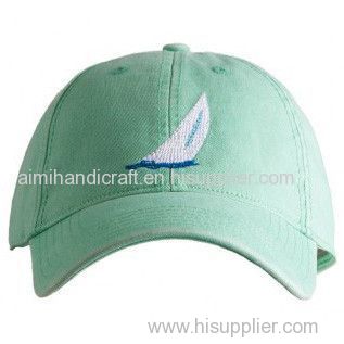 AIMI Needlepoint Camp Caps 100% Cotton Needlepoint Caps Custom Embroidered Caps