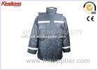 Custom Made Men Reflective Winter Workwear Nylon Windbreaker Jacket