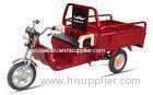 Battery Power Electric Cargo Trike Red 3 Wheel Tricycle 6-8 Hours Charge Time