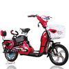 16&quot; Red 350W Adult Electric Bike Electric Powered Bicycle 35Km-45Km Distance Range