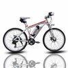 Women Pink Electric Downhill Mountain Bike Double Disc Brake E Bike Mountain Bike