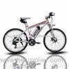 Women Pink Electric Downhill Mountain Bike Double Disc Brake E Bike Mountain Bike