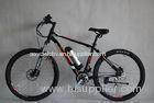 Brushless Electric Motor Mountain Bike Black Full Suspension Electric Mountain Bike