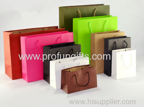 Promotional Cutom Color Printing Paper Gift Bag