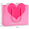 NEW design Heart shape gift shopping bag
