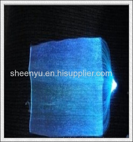 Glowing fabric material for fashion clothes