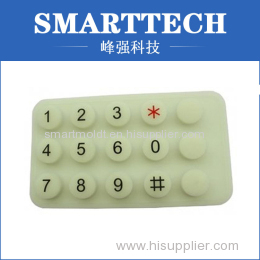 White Silicone Calculater Cover Molding