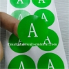 China top ultra destructible vinyl manufacturer custom round 3cm warranty sticker for cellphone repairing