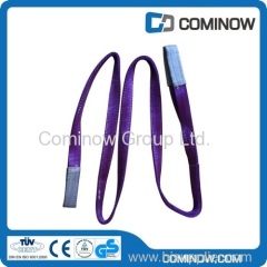 1 Ton Polyester Flat Webbing Slings Eye to Eye type Violet