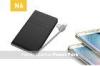 Slim Leather Plastic Dual Output Power Bank Li-Polymer Battery For Emergency