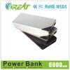 Rechargeable Dual Output Power Bank Mobile Phone Battery Pack With ROHS / FCC