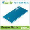 Micro Usb Ultra Slim Power Bank 5000mah Portable Power Pack With Led Battery Indicator