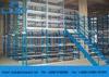 Workshop Multi - Layer Powder Coating Rack Supported Mezzanine Floor With Walkways