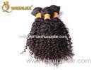 Goddess Double Drawn Raw Indian Human Hair Weave For Hairdressing Salon