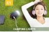 Hand Crank Portable Led Camping Lights Rechargeable Camping Lantern Power Bank