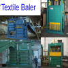 Two ram baler machine with Textile Cloth Used Press