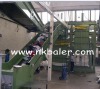 hydraulic dust packing machine with baling press