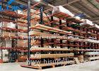 Heavy Duty Cargo Metal Industrial Storage Rack 11 Arm Level Works Forklift Operation