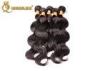 Professional 18&quot; 20&quot; Indian Human Hair Weave Natural Black Hair Extensions