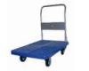 Workshop use Foldable steel handle plastic platform hand truck with wheels