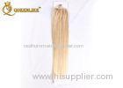 Golden Blonde White Girl Micro Loop Human Hair Extensions 100g / Bundle