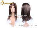 Unprocessed Brazilian Straight Virgin Human Hair Lace Front Wigs Shedding Free