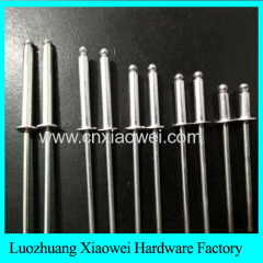 Aluminum/Stainless steel Open End Blind Rivets