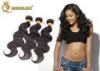 Natural Black 100 Percent Virgin Human Hair Extensions Double weft SGS