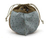 Promotional Gift Design Flax drawstring bag&Change pocket