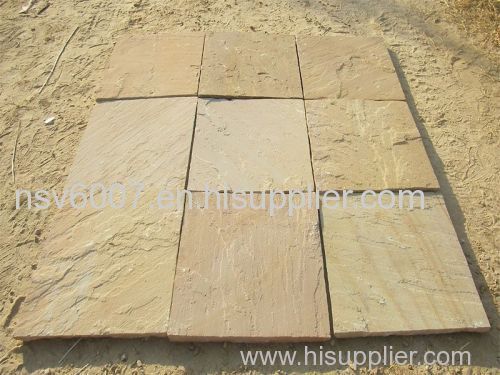 buff natural sandstone tile