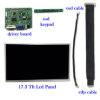17.3&quot; 16:9 Color Lcd module with led backlight eDP interface with 300 cd/m2